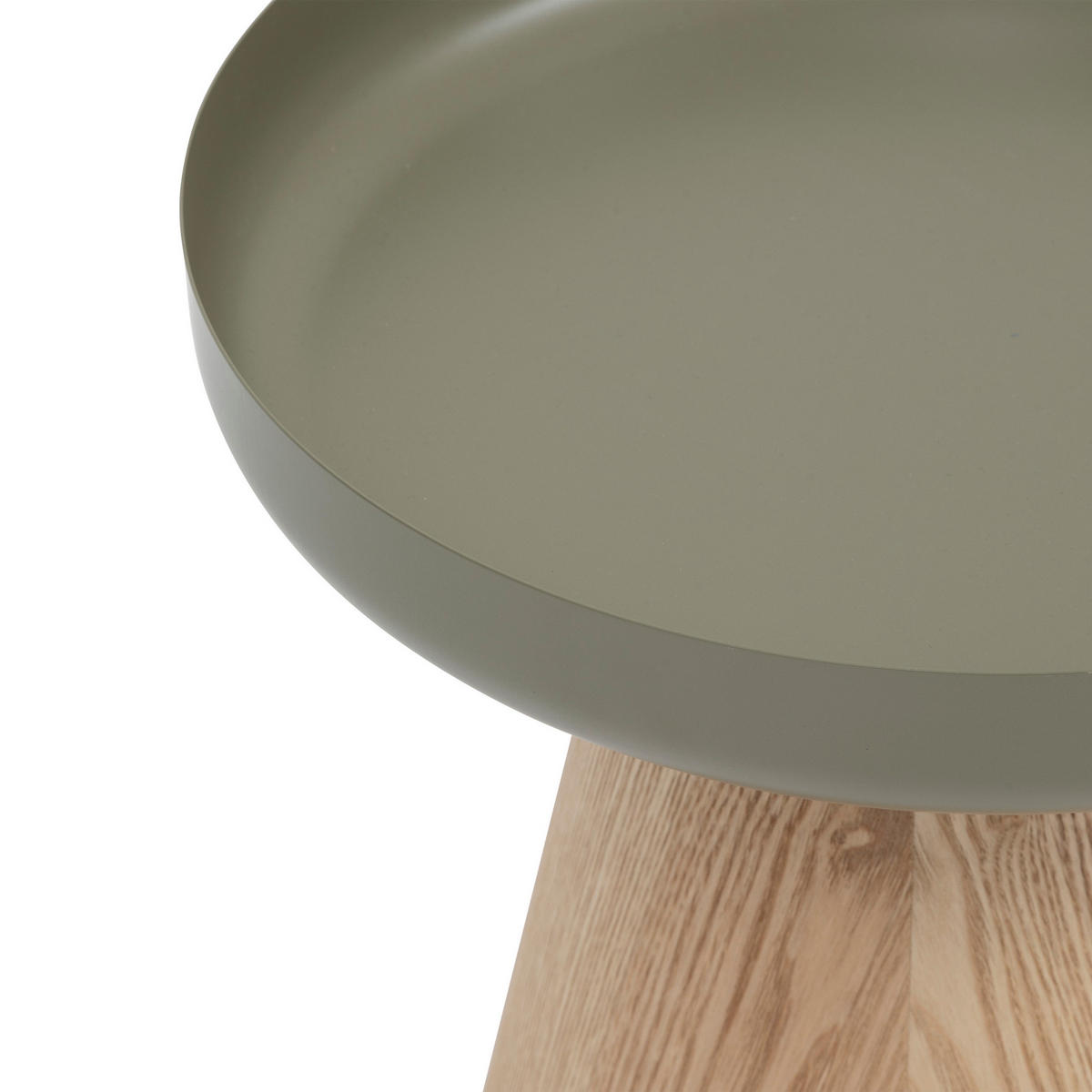 COUCHTISCH mit einem Bein Hercyna Grün 40/40/41,8 cm - Grün, Metall (40/40/41.8cm) - Atmosphera Createur d´interieur
