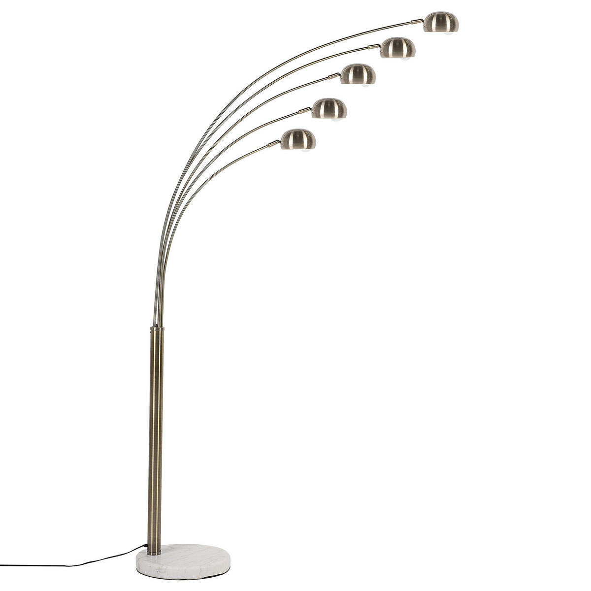 STEHLAMPE Flinders 100/100/212 cm - Goldfarben, Metall (100/100/212cm) - Beliani