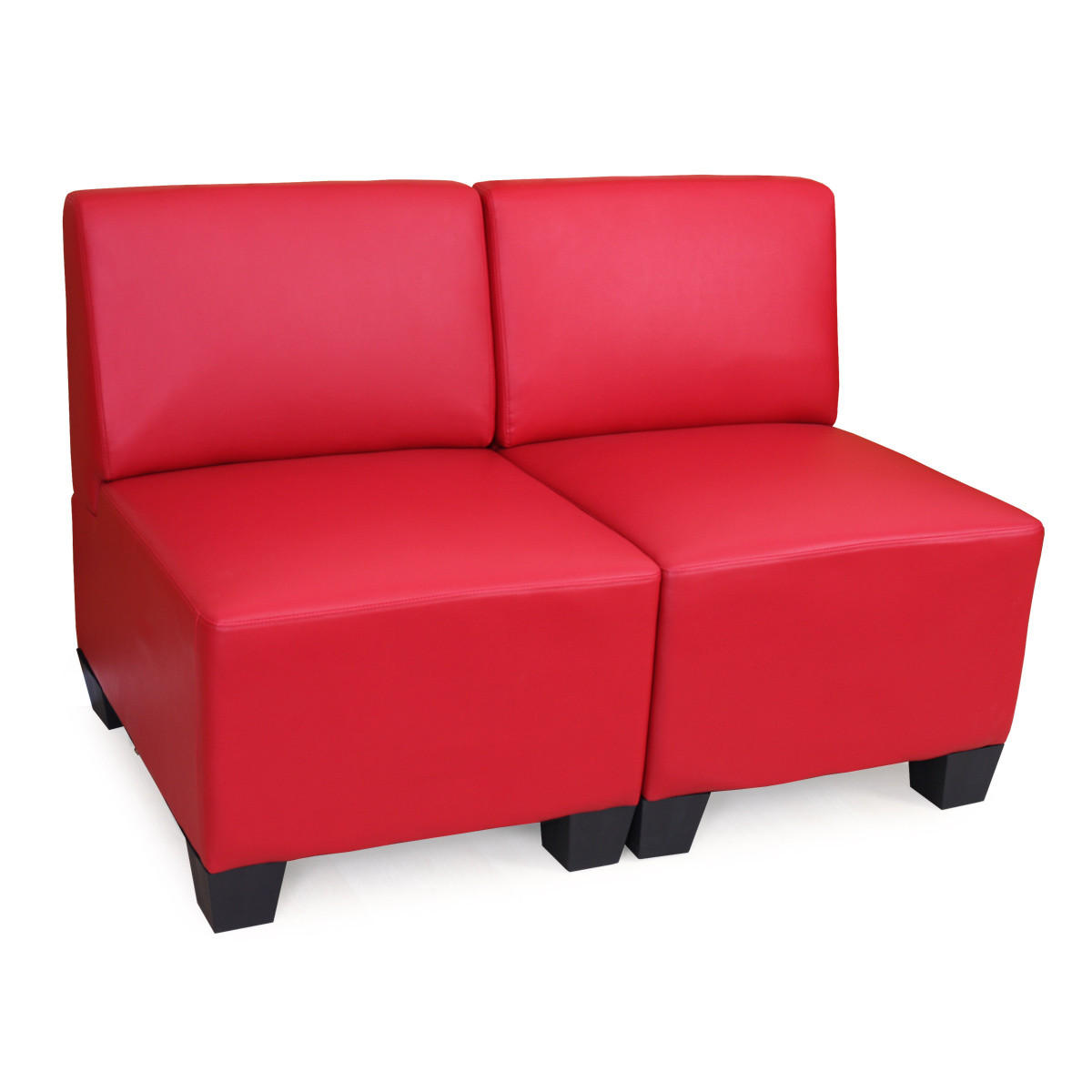 2-SITZER Rot - Rot, Textil (114/76/72cm) - MCW