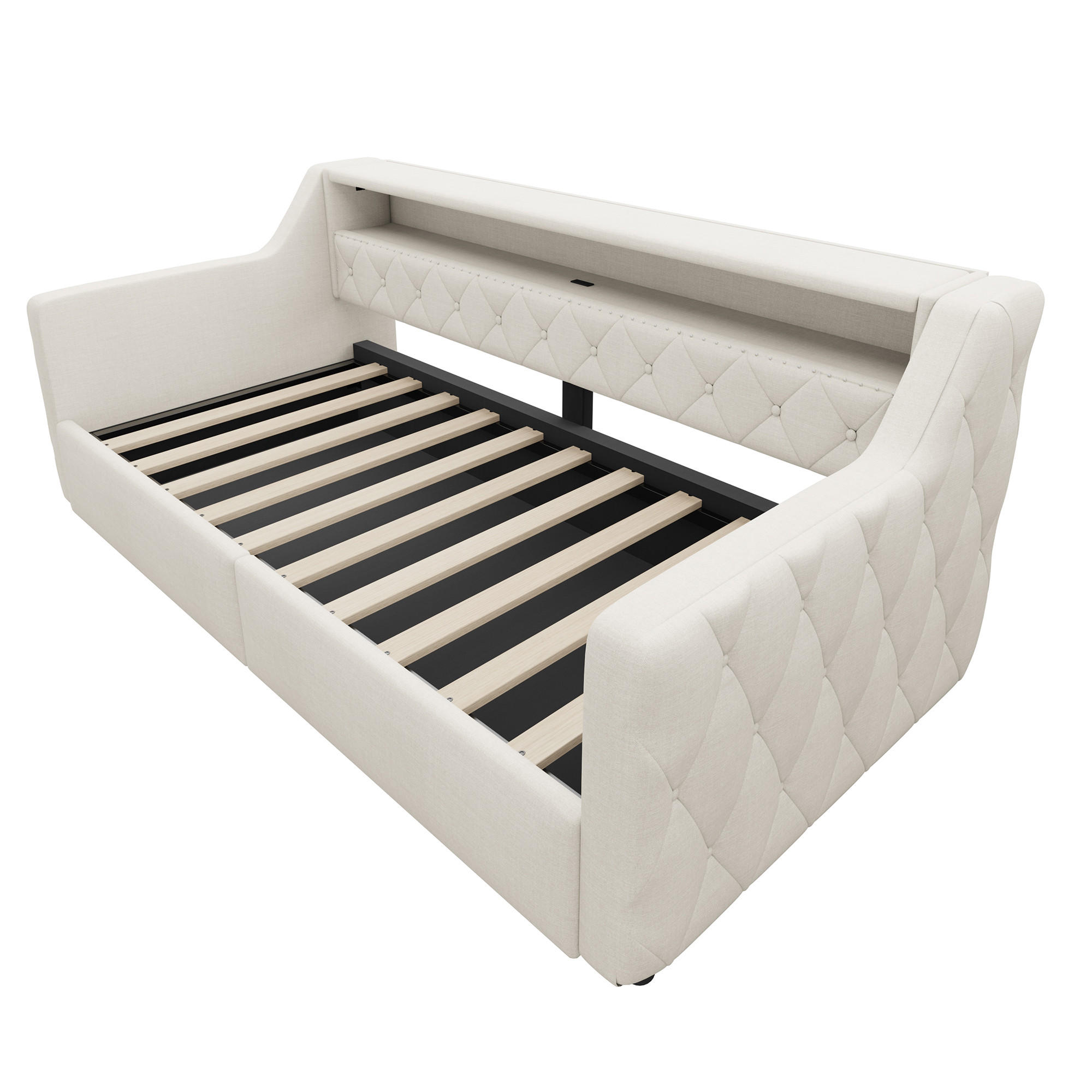 ComfortXL Tagesbett Beige 90x200 cm