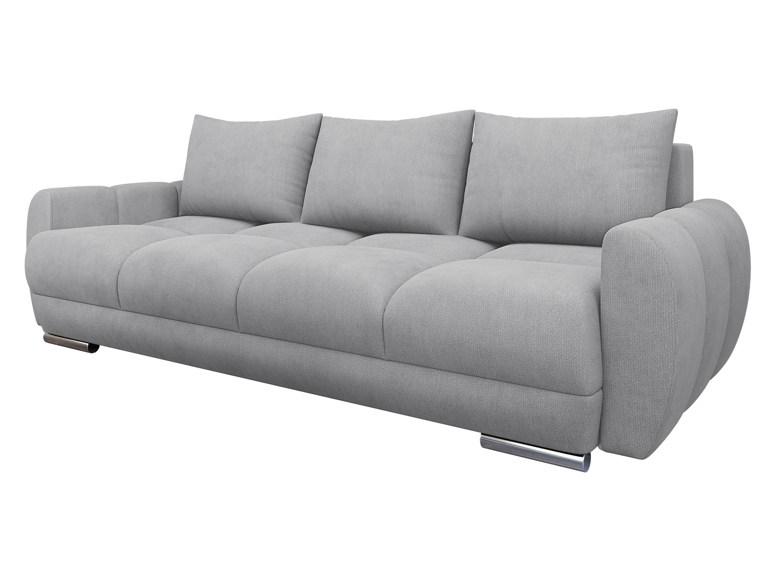 SCHLAFSOFA Logo 3 - Silberfarben, Holz/Kunststoff (234/89/97cm) - MIRJAN24