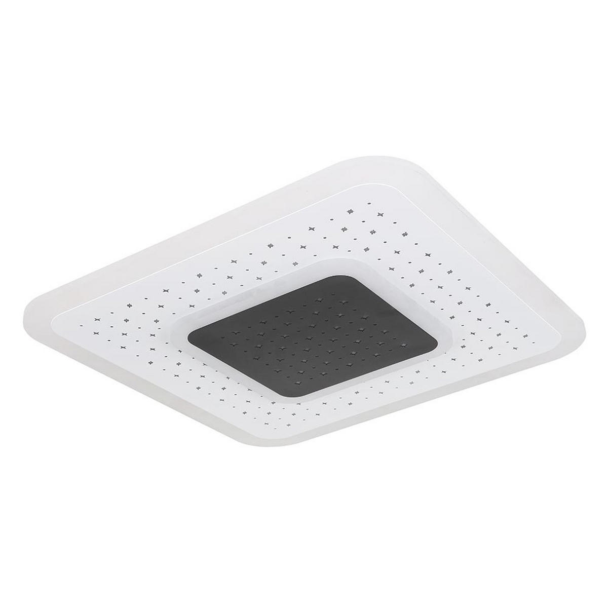 LED DECKENLEUCHTE Metall Weiß - Weiß, Metall (46/46/5.5cm) - Globo Lighting