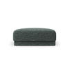 POUF Miley aus Chenille-Stoff petrol - Petrol, Textil (90/40/90cm) - Micadoni