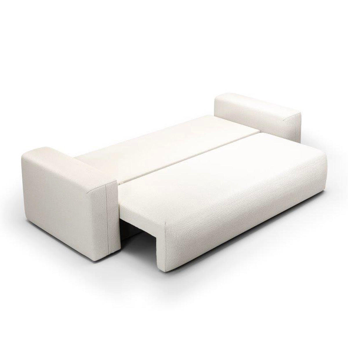 SOFA Bliss 3 Sitzplätze Weiß - Weiß, Holz (252/72/97cm) - Petits-meubles