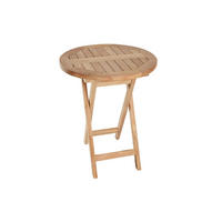 GARTENKLAPPTISCH Ela Ø80x75cm, Holz, Natur - Naturfarben, Holz (80/80/75cm) - dasmöbelwerk