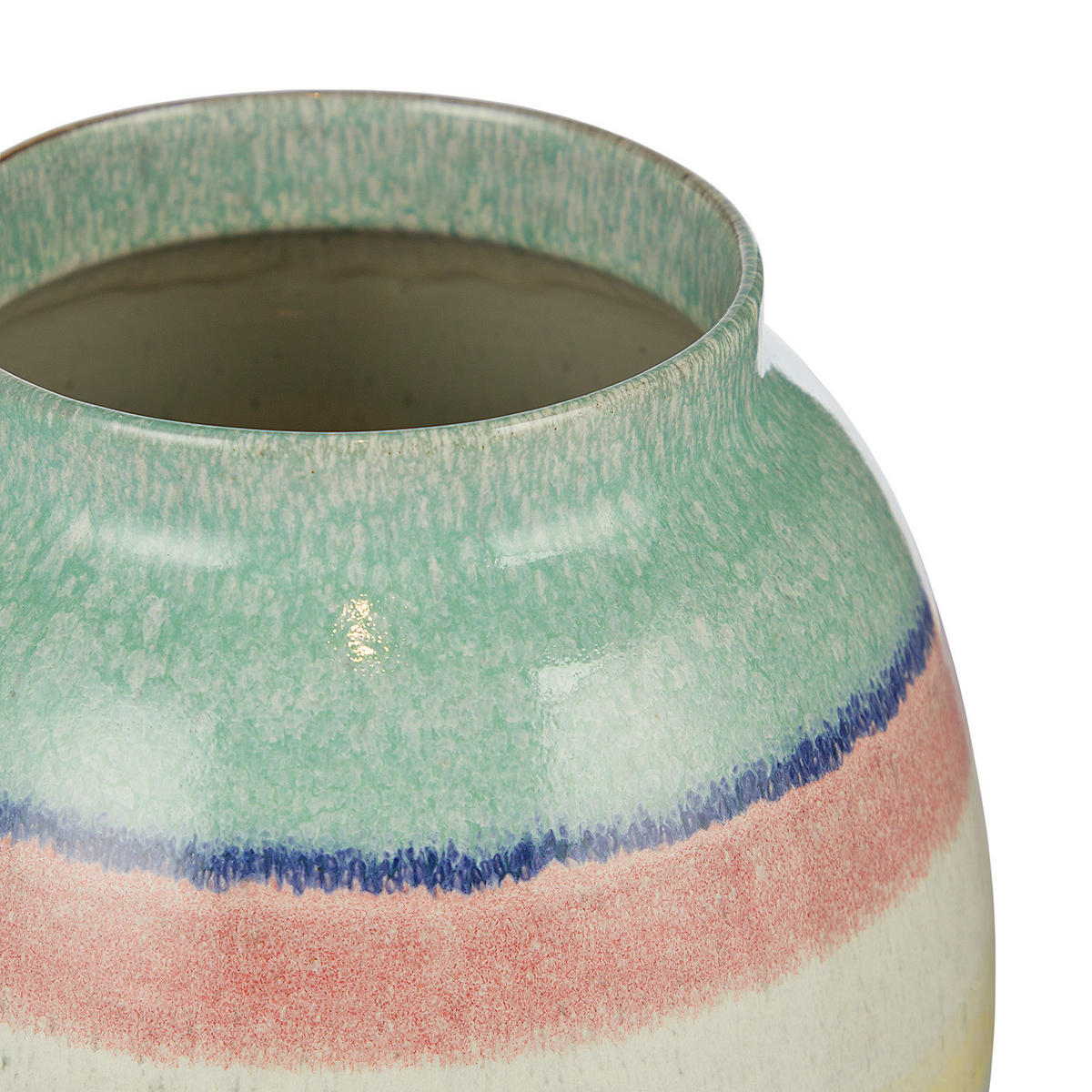 VASE Praia - Türkis, Keramik (18cm) - Butlers