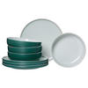 TAFELSERVICE Jasper grün 8er Set - Grün, Keramik (1/1/1cm) - Ritzenhoff Breker