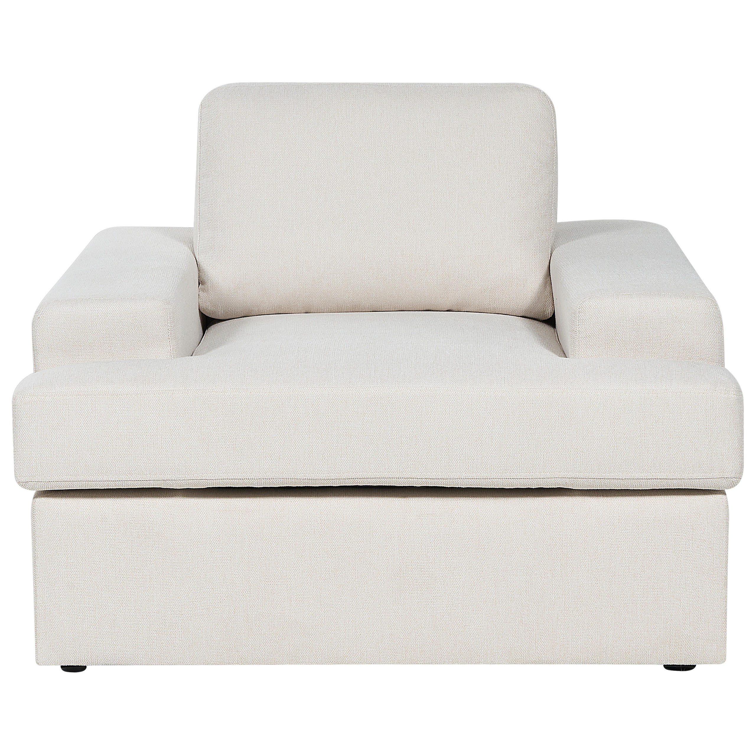 SESSEL hellbeige Alla - Beige, Textil (108/85/103cm) - Beliani