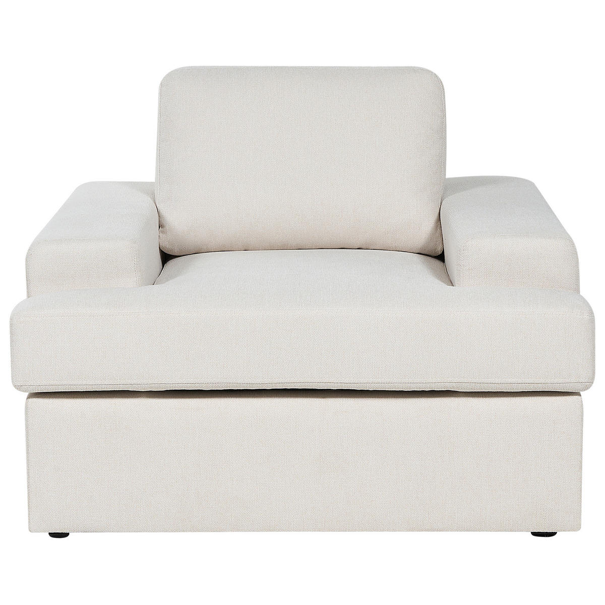 SESSEL hellbeige Alla - Beige, Textil (108/85/103cm) - Beliani