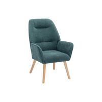 SESSEL - Stoff - Blau - OSIMO - Blau, Textil (62/92/71cm) - Vente-Unique