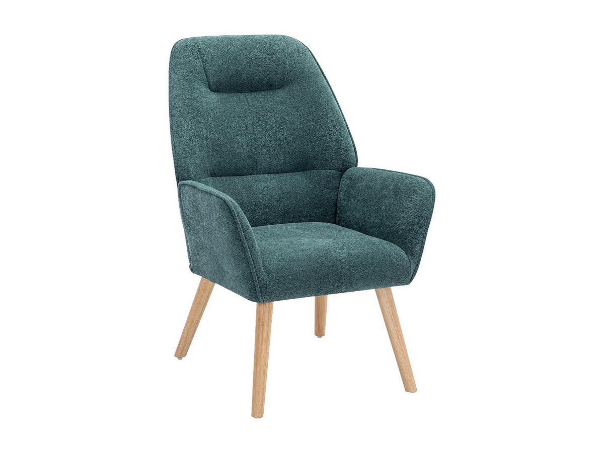 SESSEL - Stoff - Blau - OSIMO - Blau, Textil (62/92/71cm) - Vente-Unique