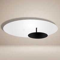 LED-WAND-/DECKENLAMPE Plate Weiß Ø 60cm - Weiß, Metall (60/60/10cm) - s.luce