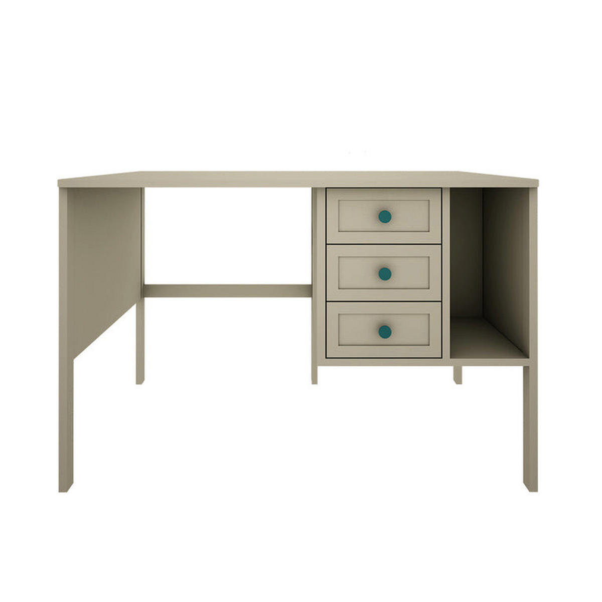 PISALNA MIZA Gabriel Zelena - zelena, leseni material (65/116/75cm) - Petits-meubles