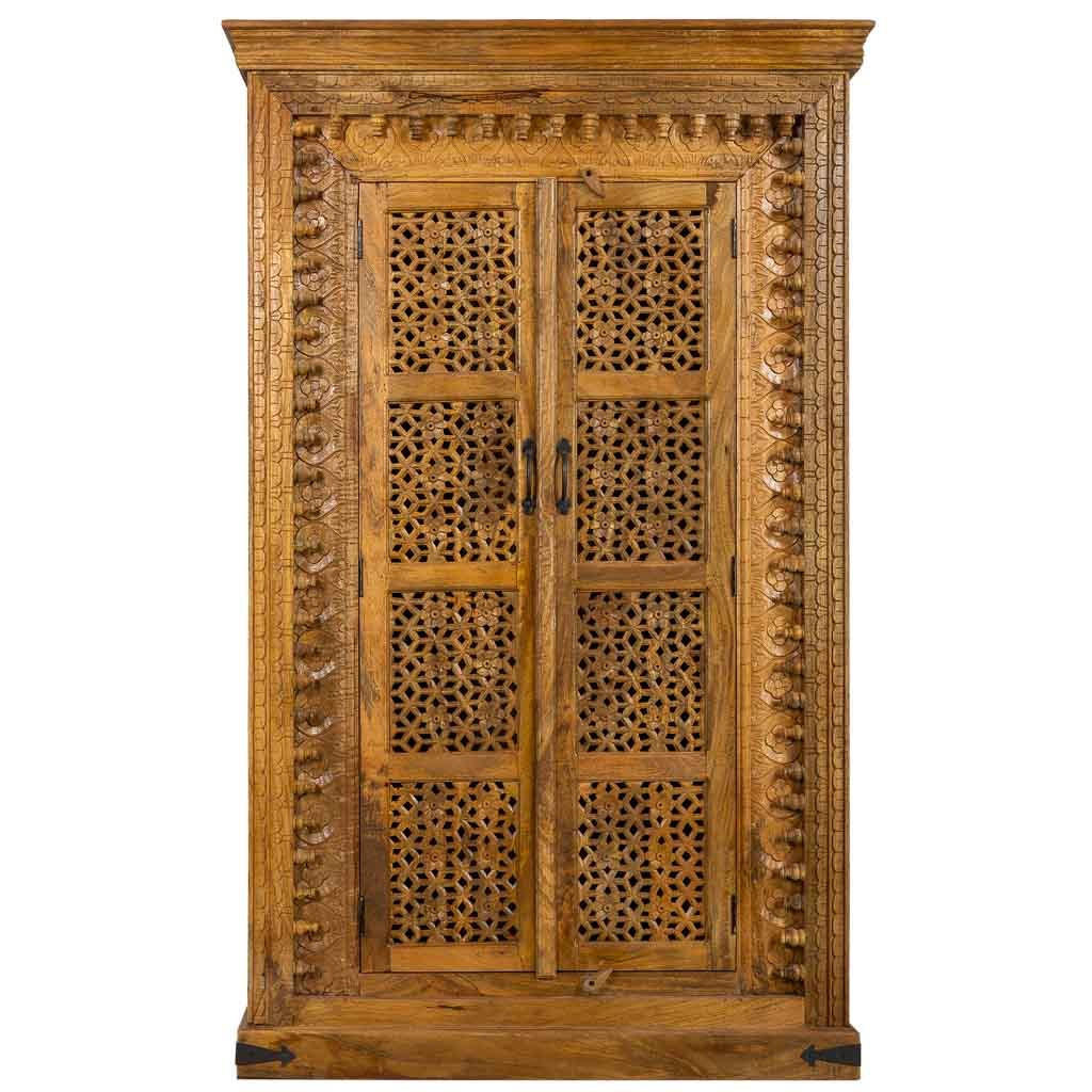 SCHRANK aus Holz 110x45x180 braunem - Braun, Holz (110/180/45cm) - Wanderlust