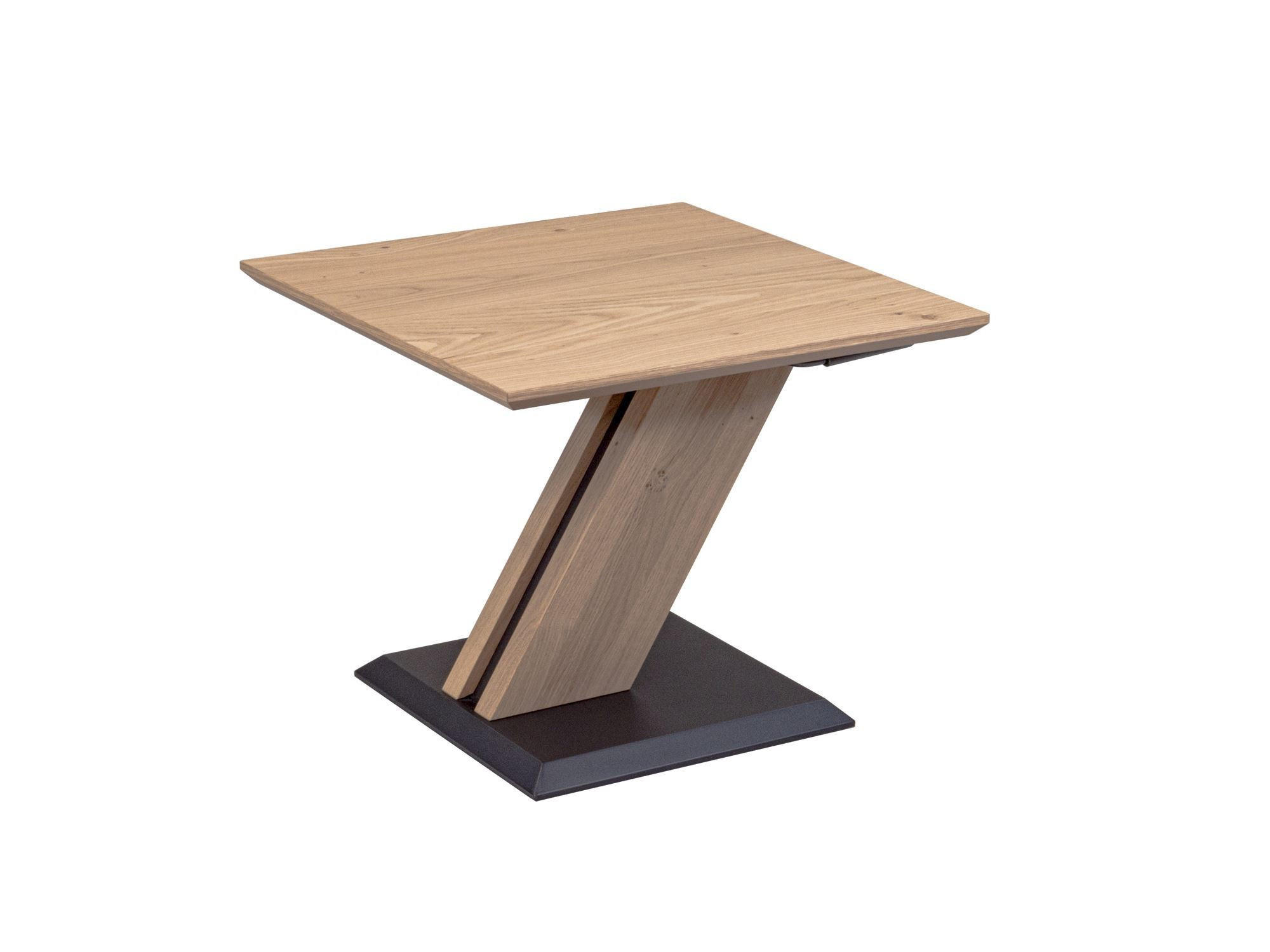 BEISTELLTISCH Celia 50x50x44 höhenverstellbar Wildeiche Bianco - Wildeiche, Holz (50/50/44cm) - 58aufmkessel