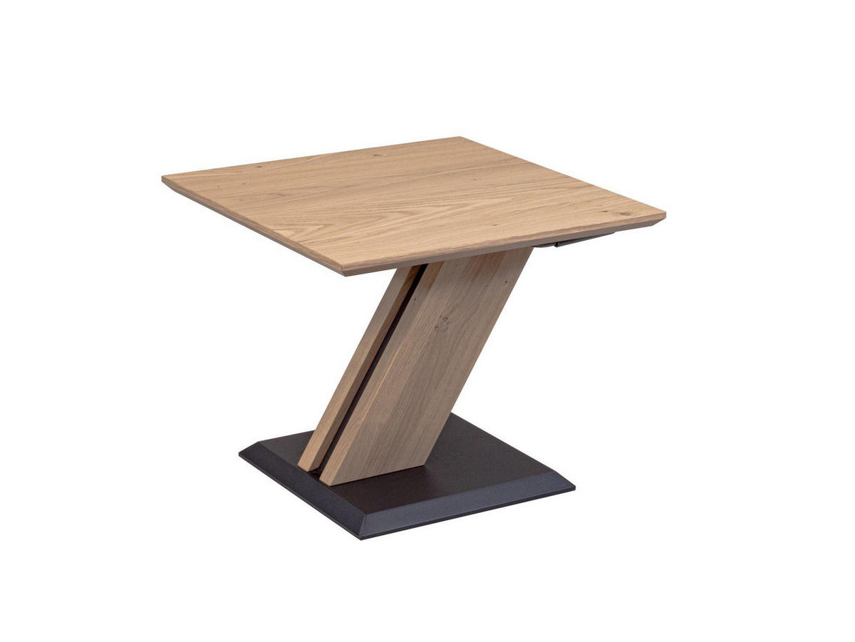 BEISTELLTISCH Celia 50x50x44 höhenverstellbar Wildeiche Bianco - Wildeiche, Holz (50/50/44cm) - 58aufmkessel