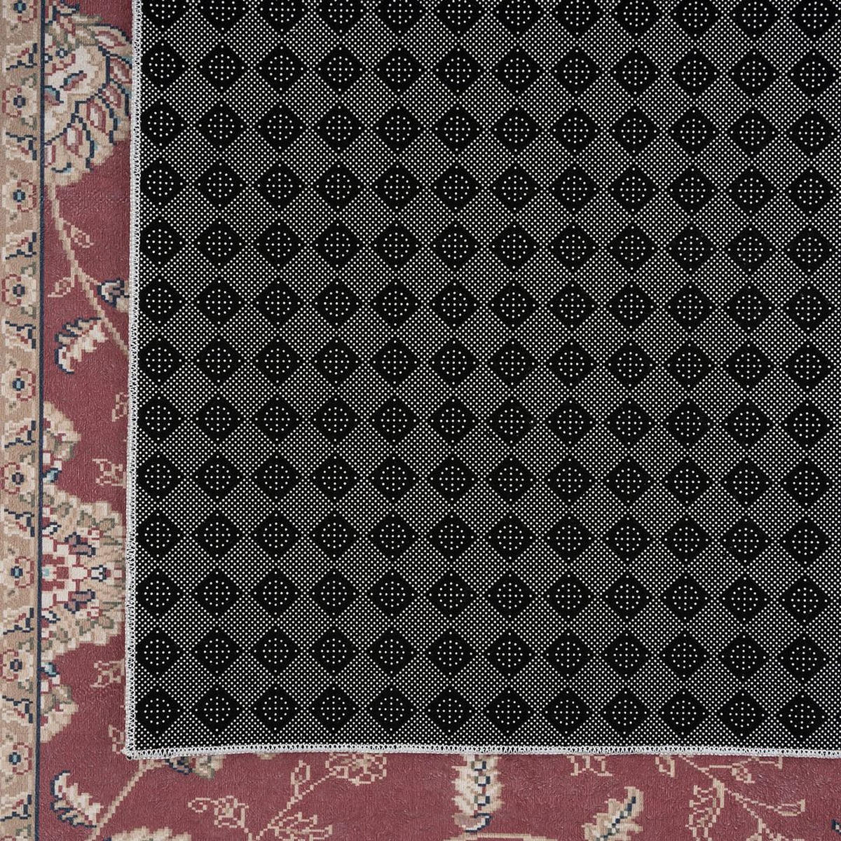 TEPPICH WASCHBAR Verona Matilda Rot - Rot, Textil (191/279cm) - Kukoon Rugs