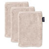 WASCHLAPPEN Unisex Doubleface Beige 3er Pack Baumwolle - Beige, Textil (22/16cm) - Joop!