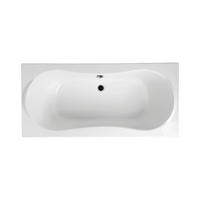 BADEWANNE Rechteck LONG 170/80 mit Styro Ablauf Füße - Weiß, Kunststoff (80/62/170cm) - bad land