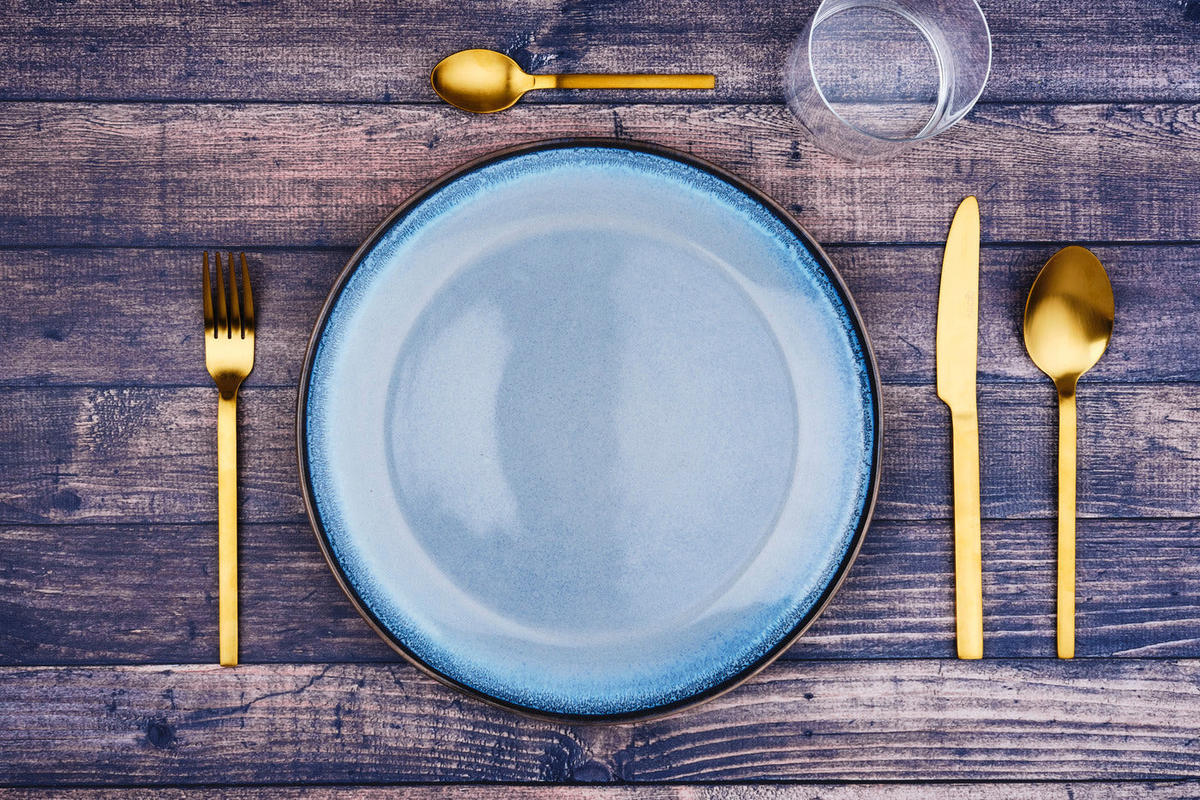 BESTECKSET 24-teilig Emund - Gold - Goldfarben, Metall - Björn