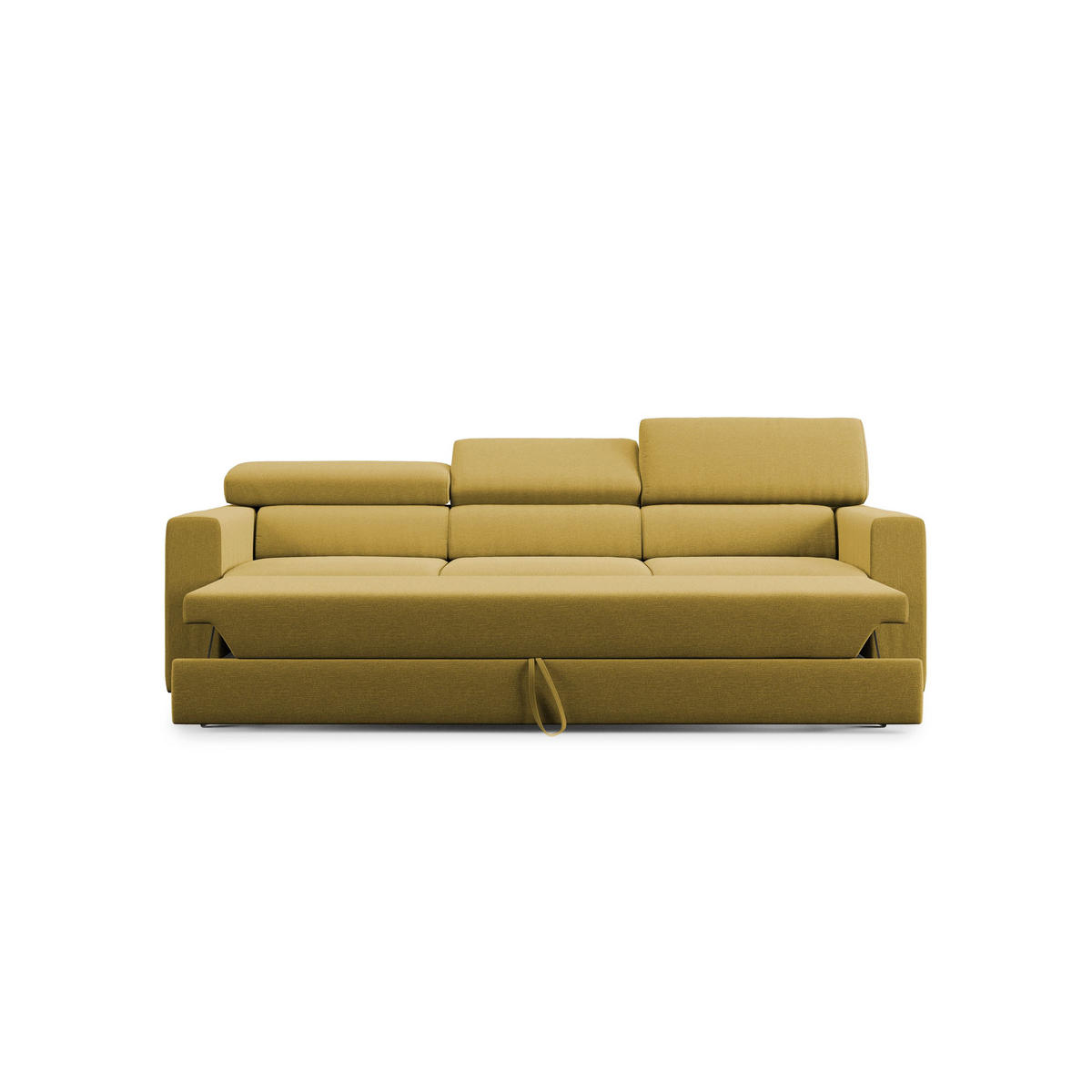 LINEARSOFA Dylan - Gelb, Textil (240/74/100cm) - Divani.store