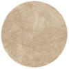 SUPER SOFT KINDER HOCHFLOR TEPPICH SILKY KIDS RUND - Beige, Textil (160/160cm) - Pergamon