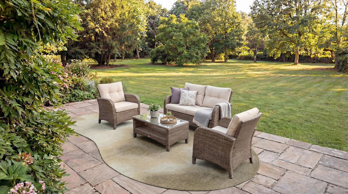 TEPPICH modern Flachgewebe AERO Beige 170 x 235 cm - Beige, Textil (170/235cm) - Novatrend