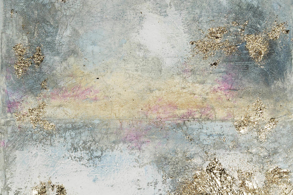 ACRYLBILD HANDGEMALT 80/120 cm - Grau, Holz/Textil (3.06/120cm) - KUNSTLOFT