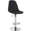 BARHOCKER Metall schwarz - Schwarz, Textil/Metall (47/99/56cm) - CLP