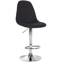 BARHOCKER Metall schwarz - Schwarz, Textil/Metall (47/99/56cm) - CLP