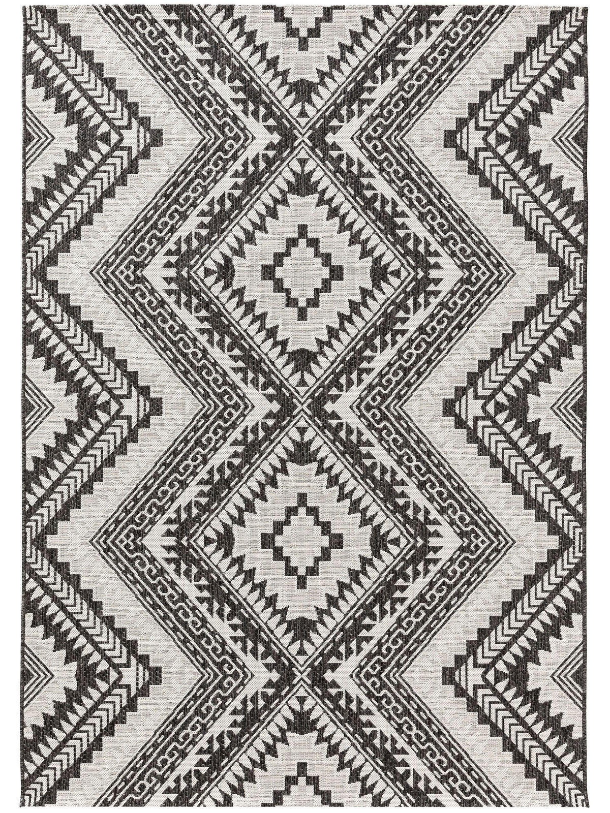 OUTDOORTEPPICH Cleo Schwarz 80x150 cm - Schwarz, Textil (80/150cm) - benuta Nest