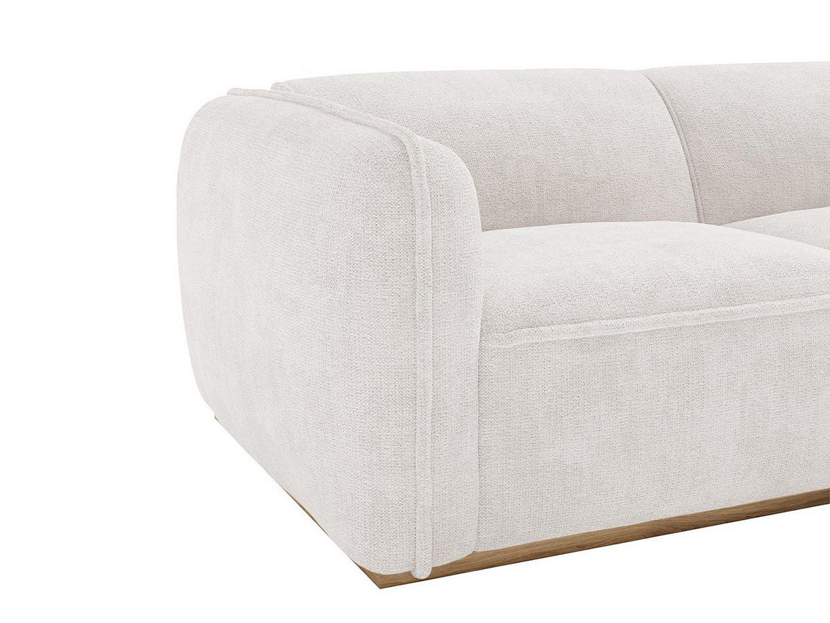 SOFA - 5 Personen - stoff - beige Canobru - Beige, Holz/Textil (272/74/167cm) - Vente-Unique