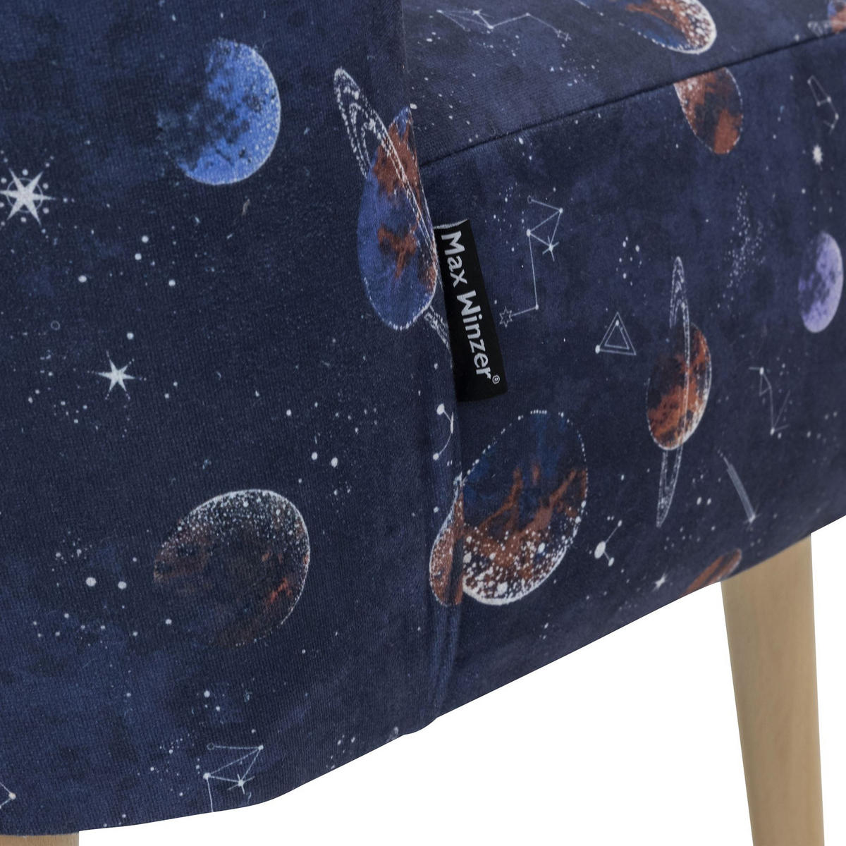 POLSTERSESSEL Kamle Flachgewebe blau - Blau, Kunststoff (58/78/68cm) - 58aufmkessel