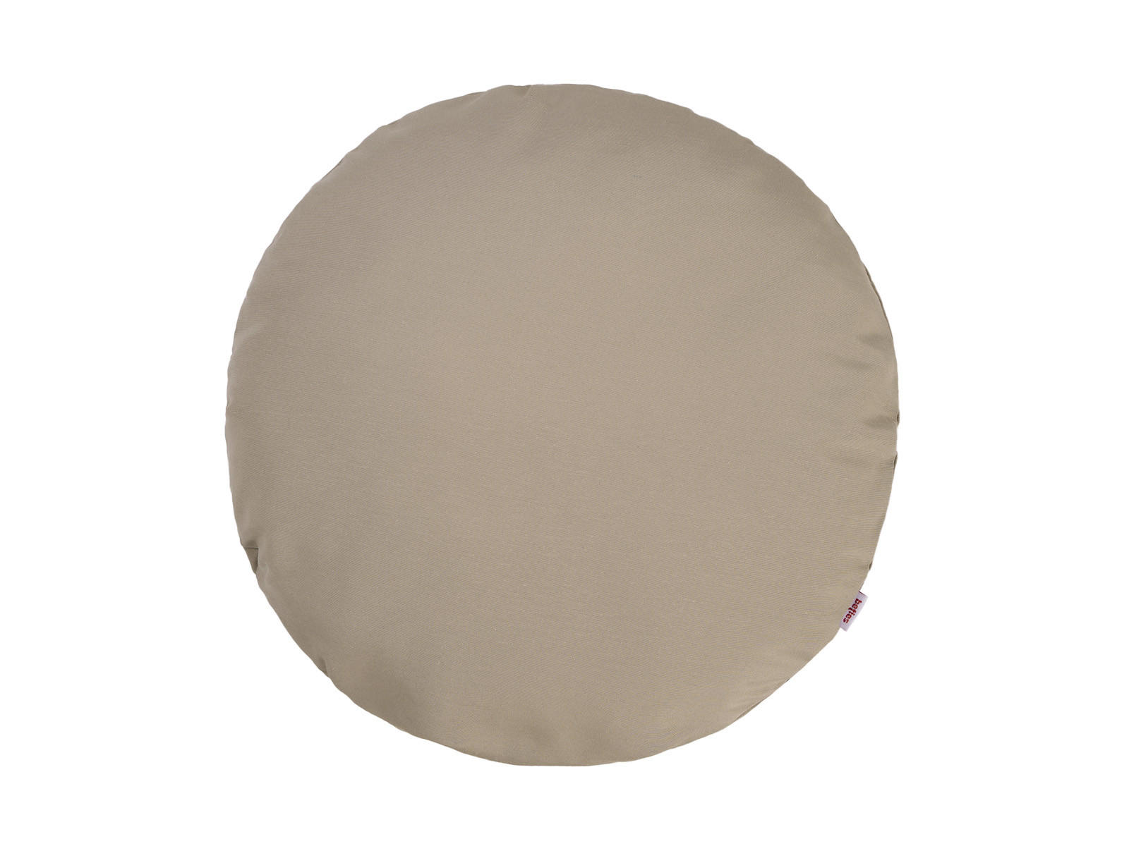 KISSENHÜLLE Rund Wunschton taupe 50 cm Ø - Taupe, Textil (50/50cm) - beties Heimtextil