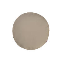 KISSENHÜLLE Rund Wunschton taupe 80 cm Ø - Taupe, Textil (80/80cm) - beties Heimtextil