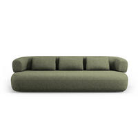 SOFA Jenny aus Chenille-Stoff grün 4 Sitzplätze - Grün, Textil (226/73/90cm) - Micadoni