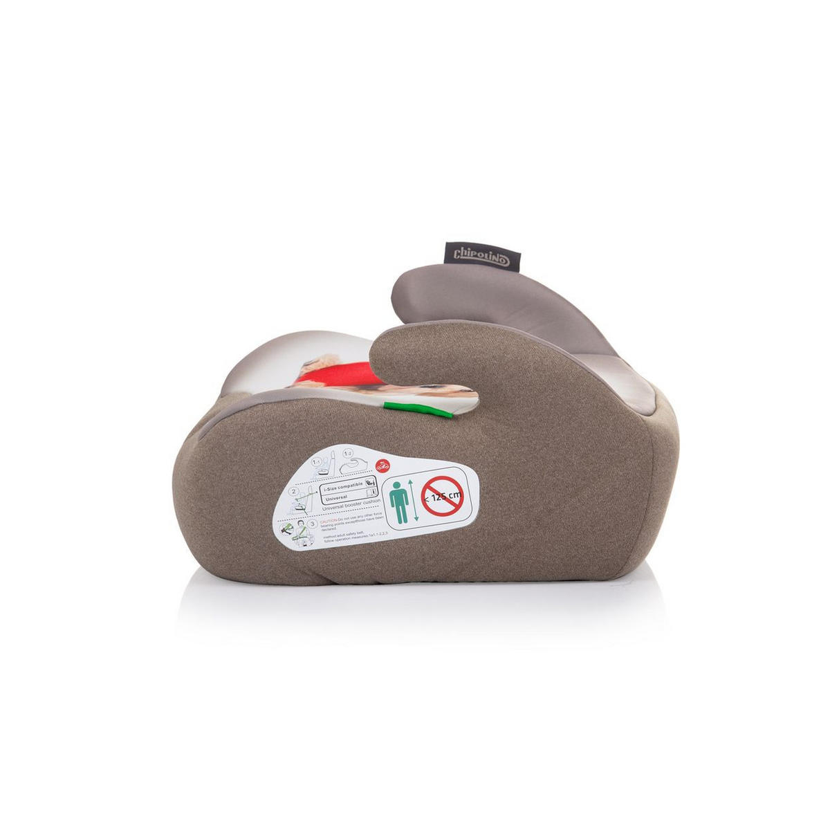 KINDERSITZERHÖHUNG i-Size Uty braun (125-150cm) Gruppe 3, Bezug waschbar - Braun, Kunststoff (41/20/40cm) - Chipolino