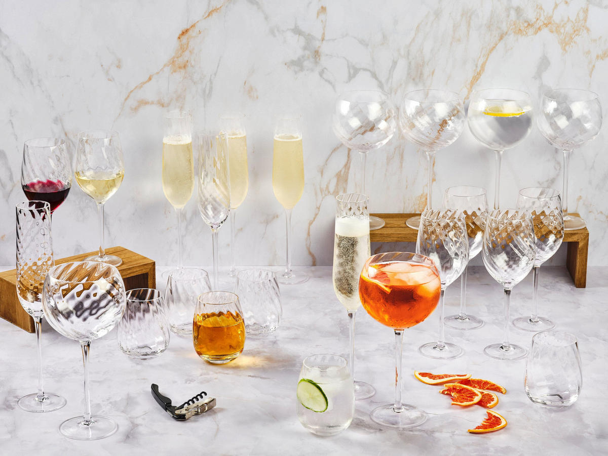 GLAS-SET Sten 24er-Set - Transparent - Transparent, Glas - Björn