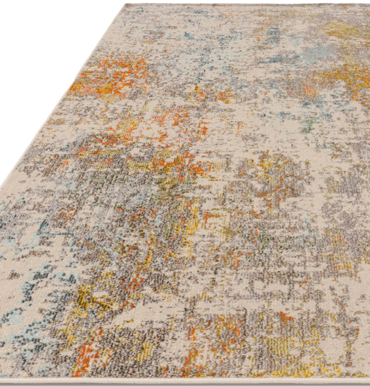 TEPPICH modern Flachgewebe VESPER Gelb 120 x 170 cm - Gelb, Textil (120/170cm) - Novatrend