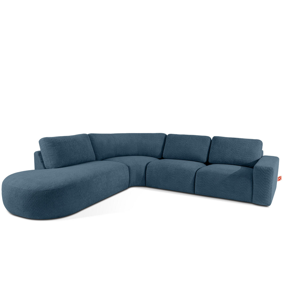 ECKSOFA LINKS ZUCCO, Dunkelblau - Dunkelblau, Holz/Holzwerkstoff (304/293cm) - KONSIMO®