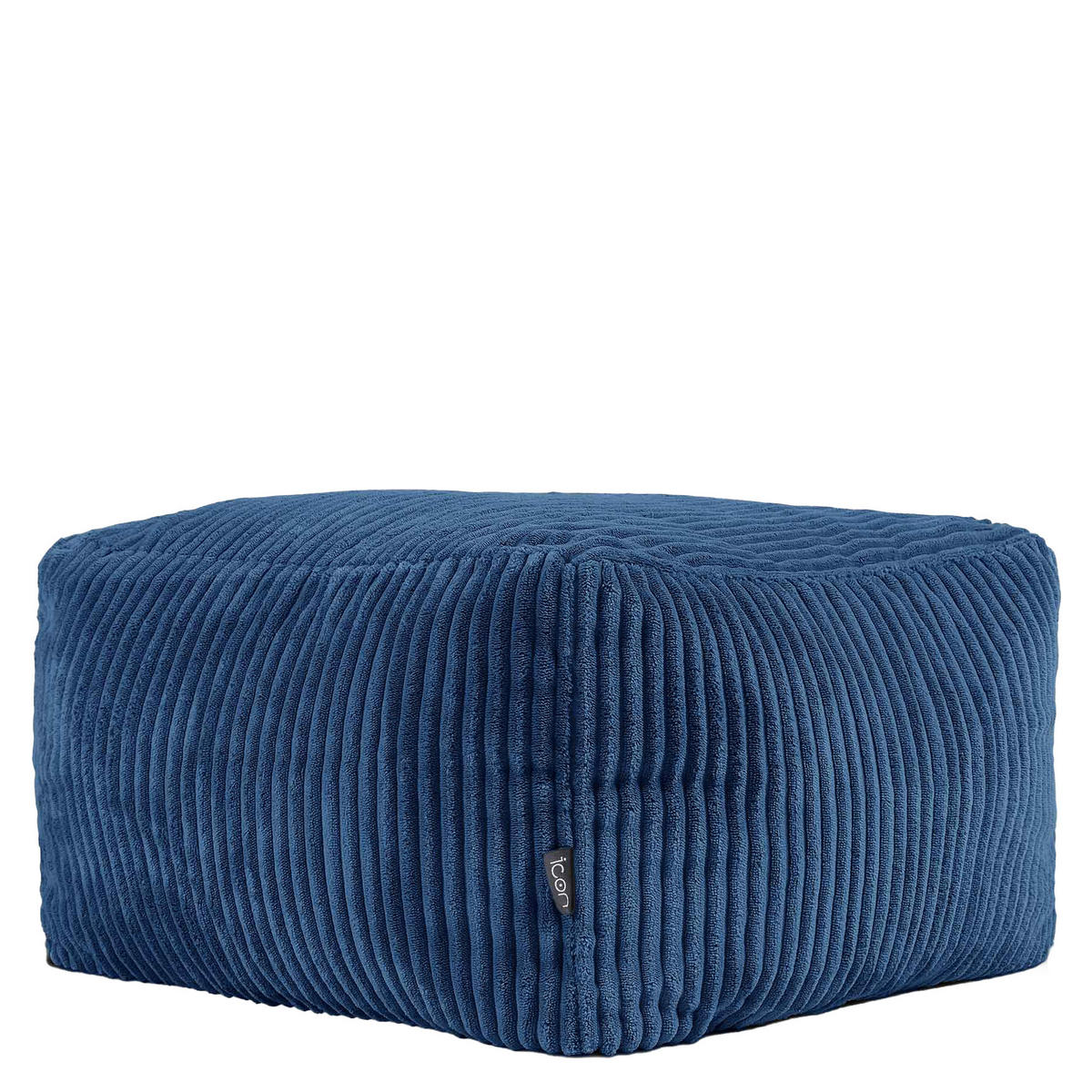 SITZPOUF Amara - Blau, Textil (42/24/42cm) - icon