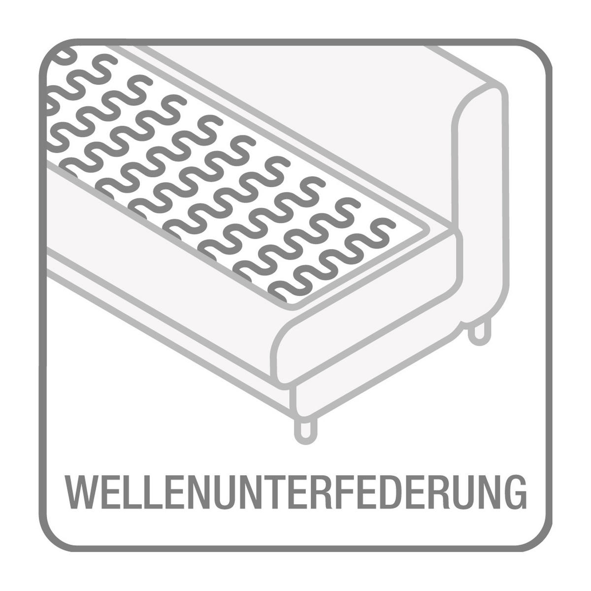 3-SITZER MODULSOFA - Hellgrau/Schwarz, Kunststoff/Textil (228/80/117cm) - home24