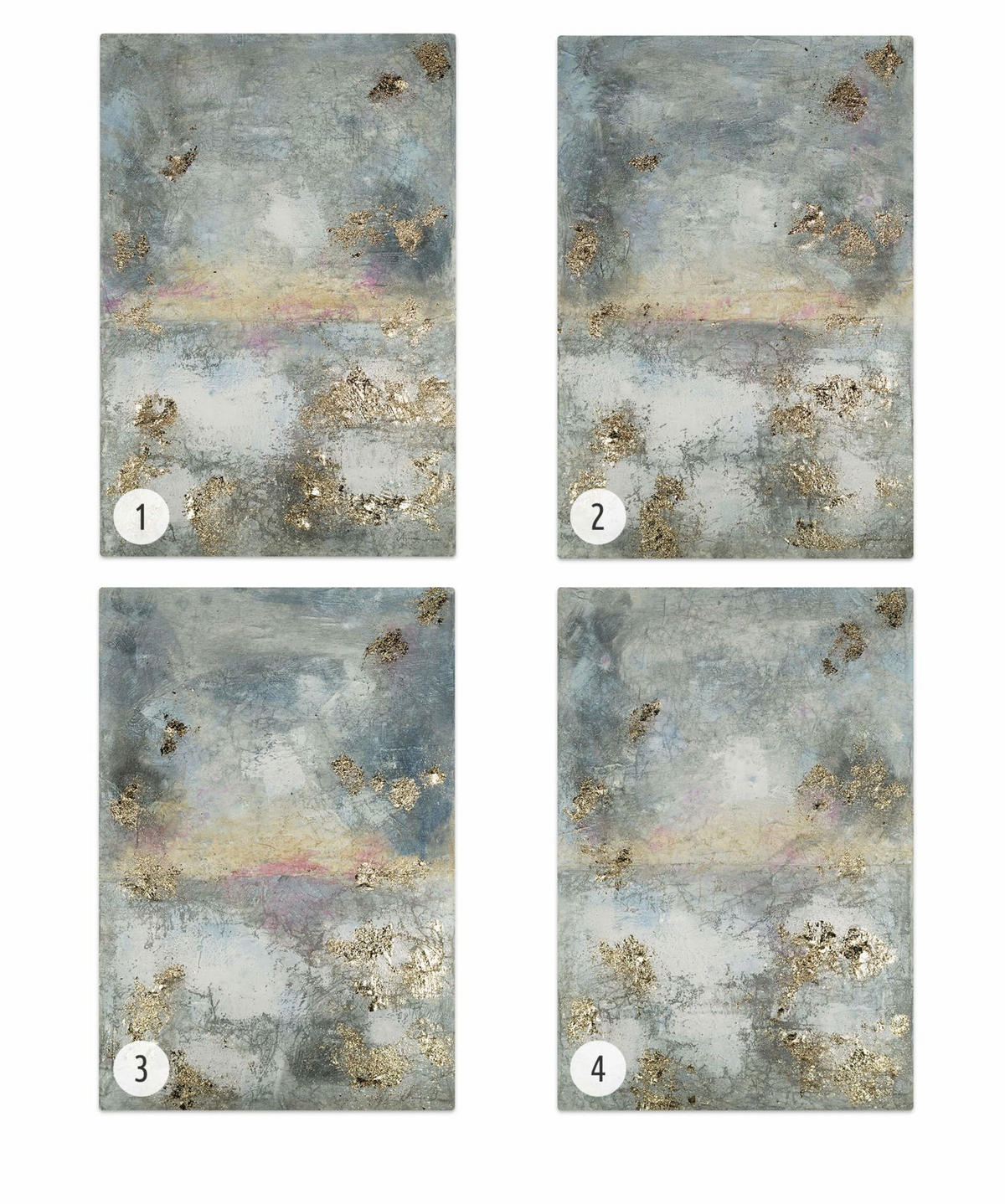 ACRYLBILD HANDGEMALT 80/120 cm - Grau, Holz/Textil (3.06/120cm) - KUNSTLOFT