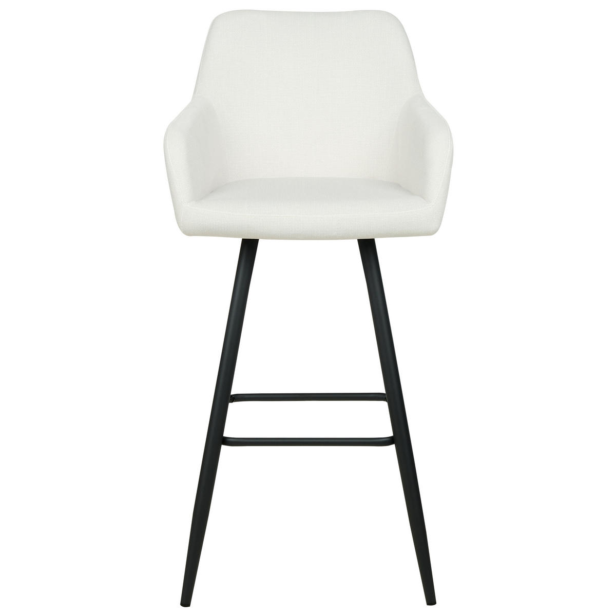 BÁRSZÉK 2 darabos Szett Bársony törtfehér Casmalia - fekete/krém, textil (50/103/54cm) - Beliani