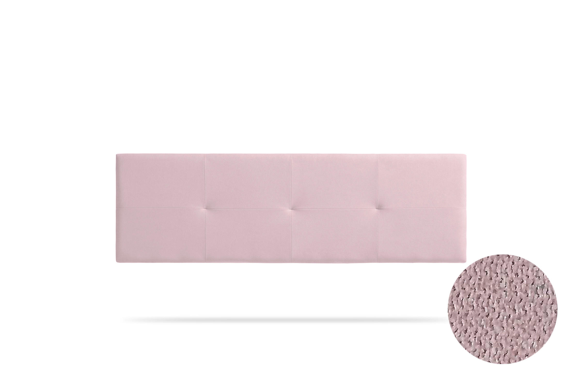 XXXLutz Kopfteil Hellrosa 115x50x5 cm