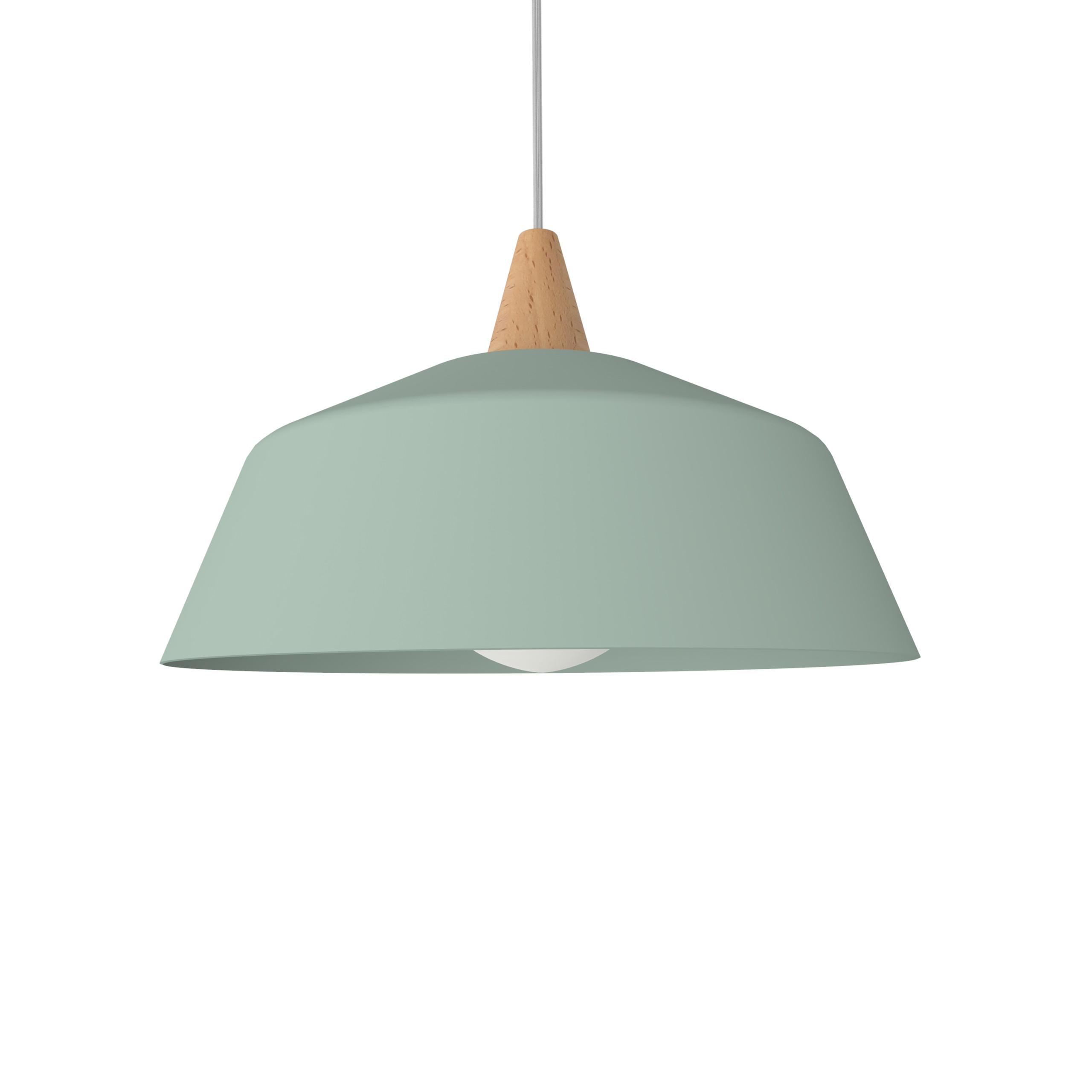 HÄNGELEUCHTE - Grün, Metall (35/35/13cm) - Lumicom