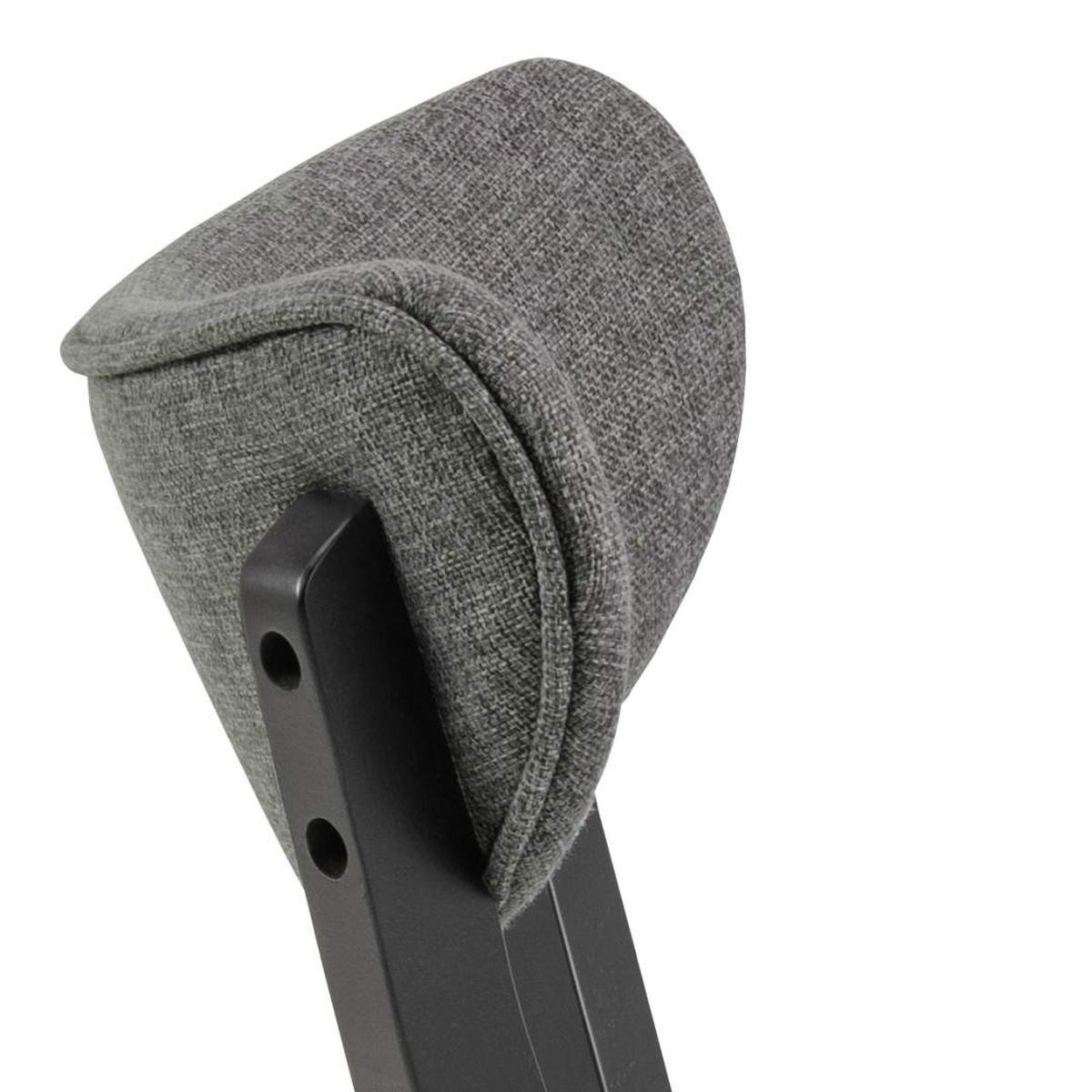 ESSZIMMERSTUHL, Roxby, Stühle Grau, Stoff, 45 x 55 x 80 cm, 2-teilig - Grau, Textil (45/80/55cm) - ebuy24