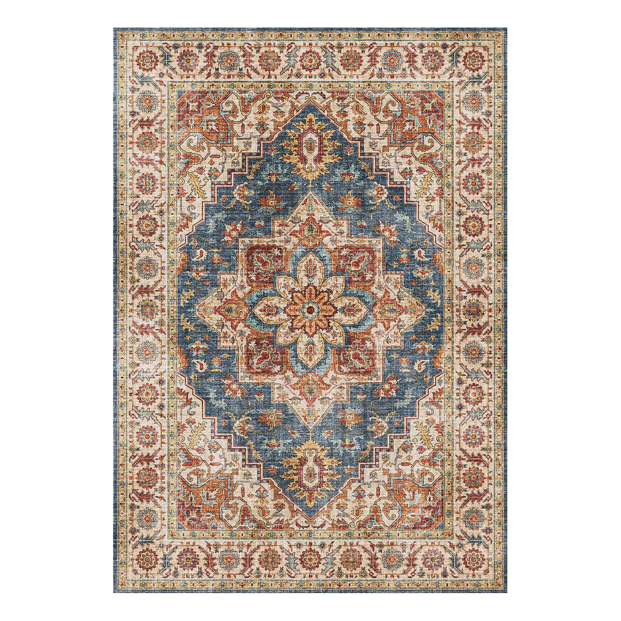 TEPPICH Design englische Nahtverarbeitung beige - Beige, Textil (160/230cm) - AFK Living