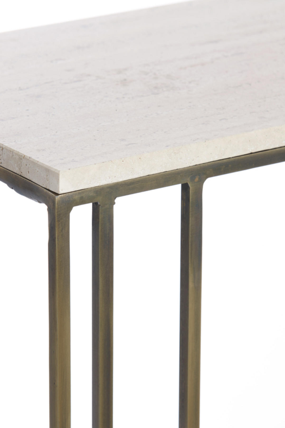 BEISTELLTISCH Roshan Braun 41/31/66 cm - Bronzefarben, Metall (41/31/66cm) - Light & Living