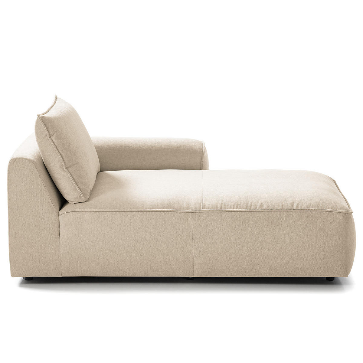 MODULLONGCHAIR - Beige, Holz/Textil (170/82/105cm) - home24